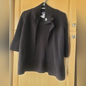 Patagonia Women's Wool Blend Black Cardigan Sweater